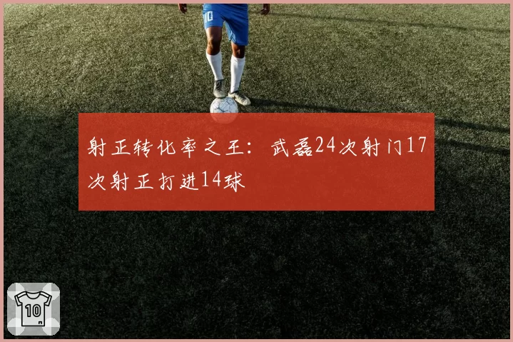 射正转化率之王:武磊24次射门17次射正打进14球